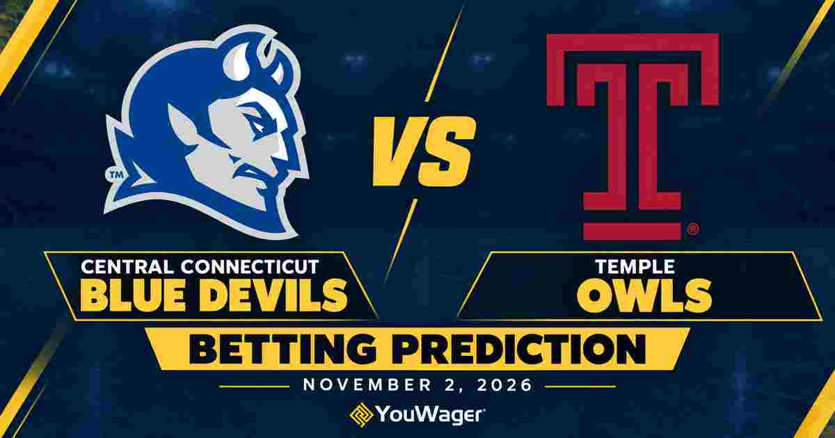 Central Connecticut Blue Devils vs Temple Owls Betting Prediction, College Basketball Predictions, November 2, 2026
