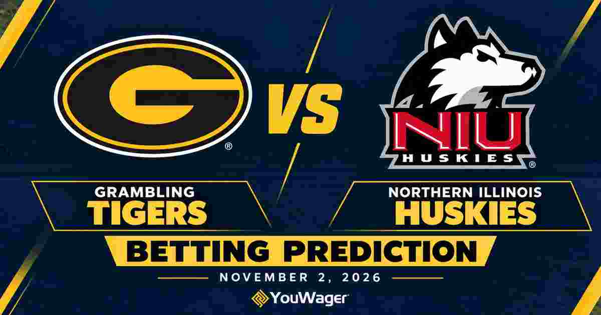 Grambling Tigers vs Northern Illinois Huskies Betting Prediction, College Basketball Predictions, November 2, 2026