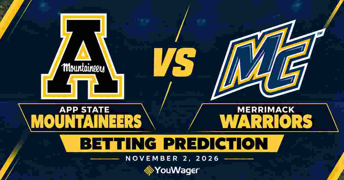App State Mountaineers vs Merrimack Warriors Betting Prediction, College Basketball Predictions, November 2, 2026