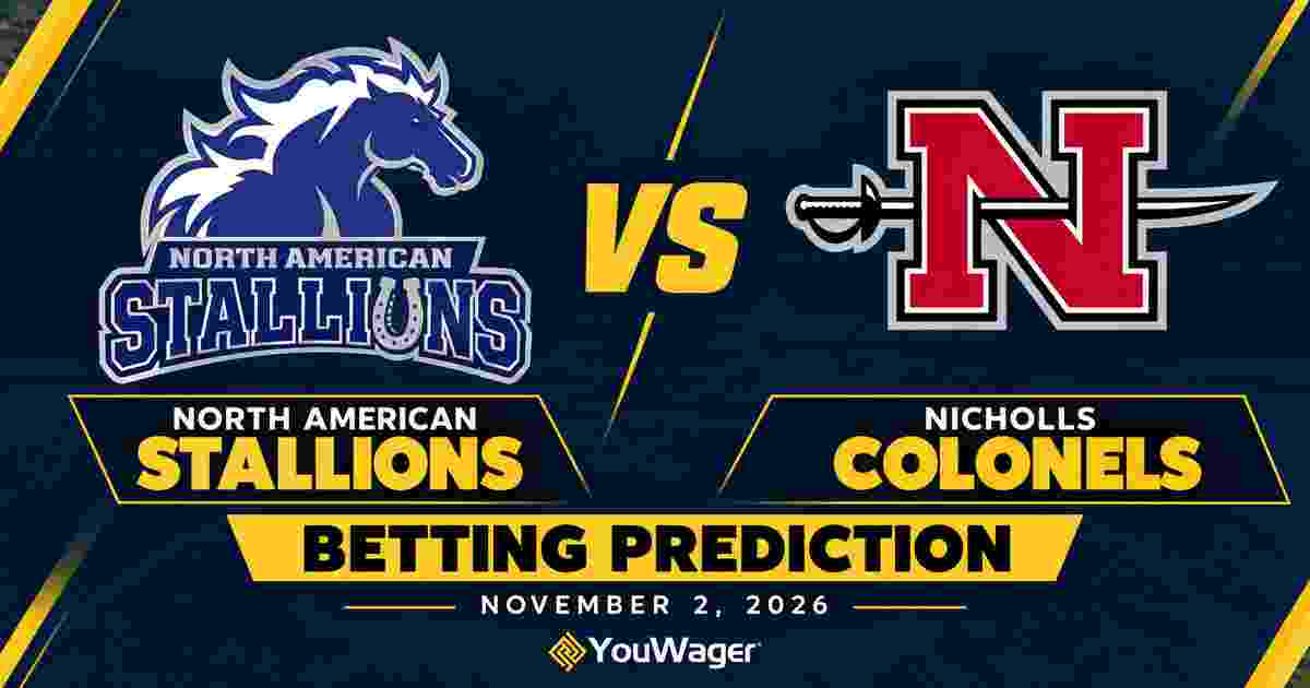 North American Stallions vs Nicholls Colonels Betting Prediction, College Basketball Predictions, November 2, 2026