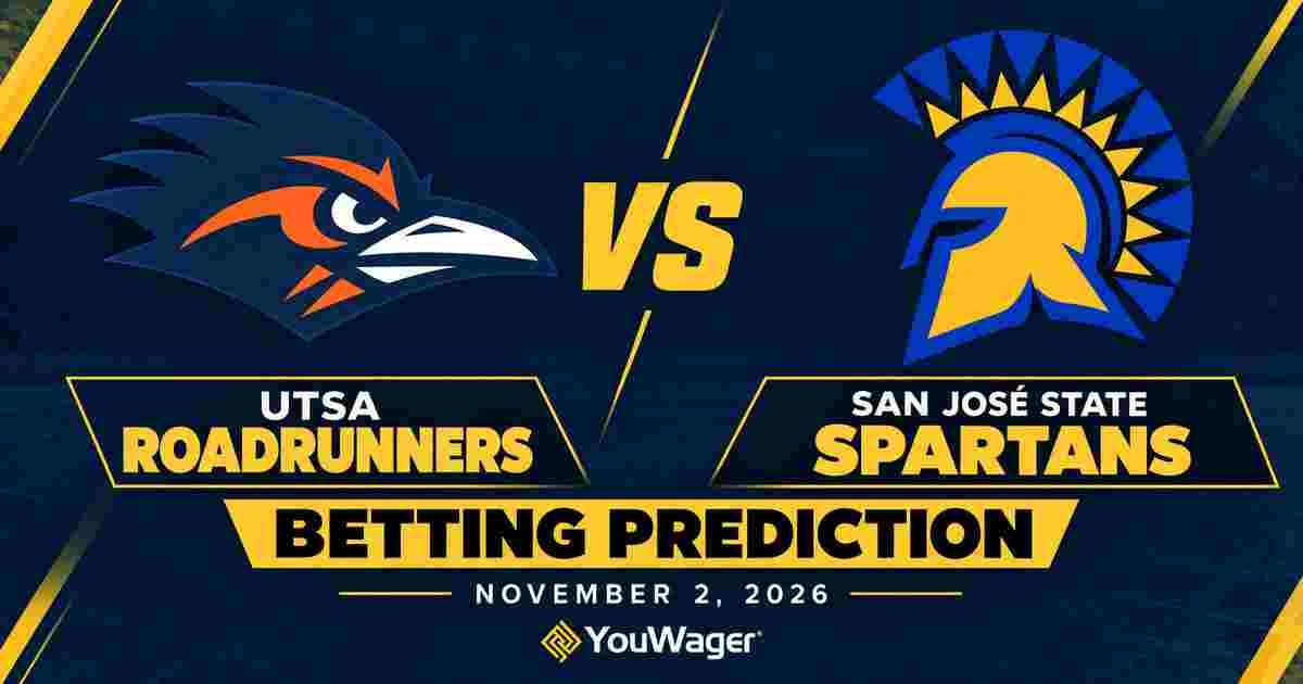 UTSA Roadrunners vs San José State Spartans Betting Prediction, College Basketball Predictions, November 2, 2026