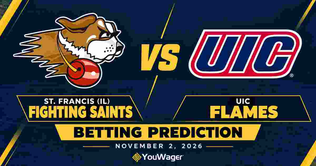 St. Francis (IL) Fighting Saints vs UIC Flames Betting Prediction, College Basketball Predictions, November 2, 2026