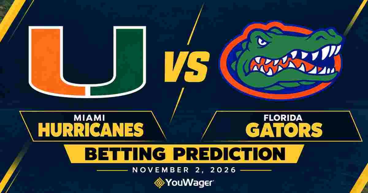 Miami Hurricanes vs Florida Gators Betting Prediction, College Basketball Predictions, November 2, 2026