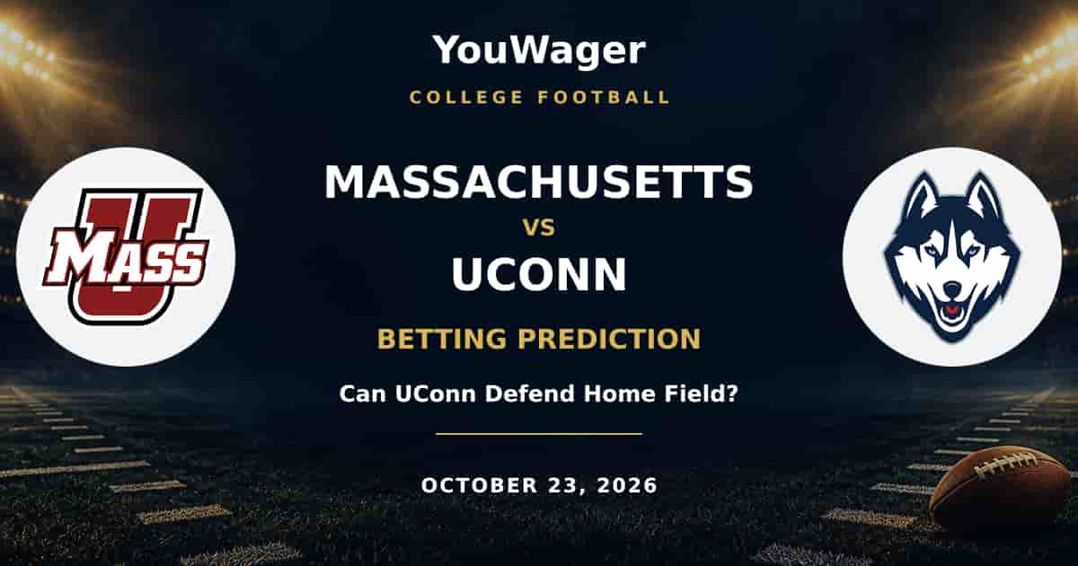 Massachusetts Minutemen vs UConn Huskies Betting Prediction, October 23, 2026: Can UConn Defend Home Field?
