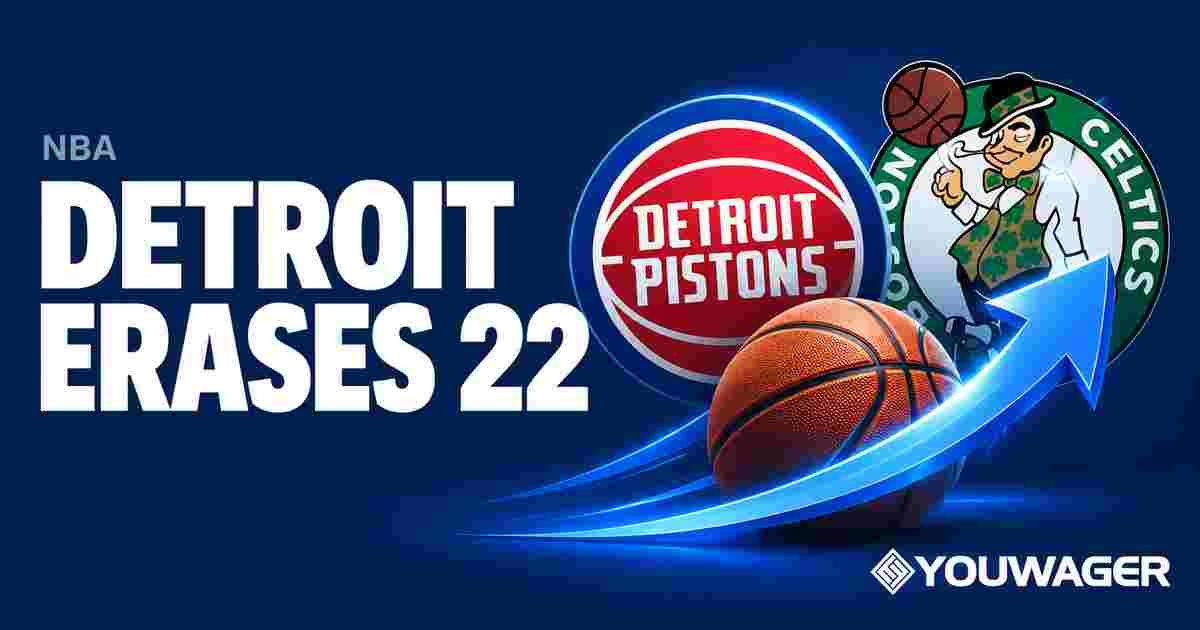 Pistons Rally From Twenty Two Down to Beat Celtics in Opener