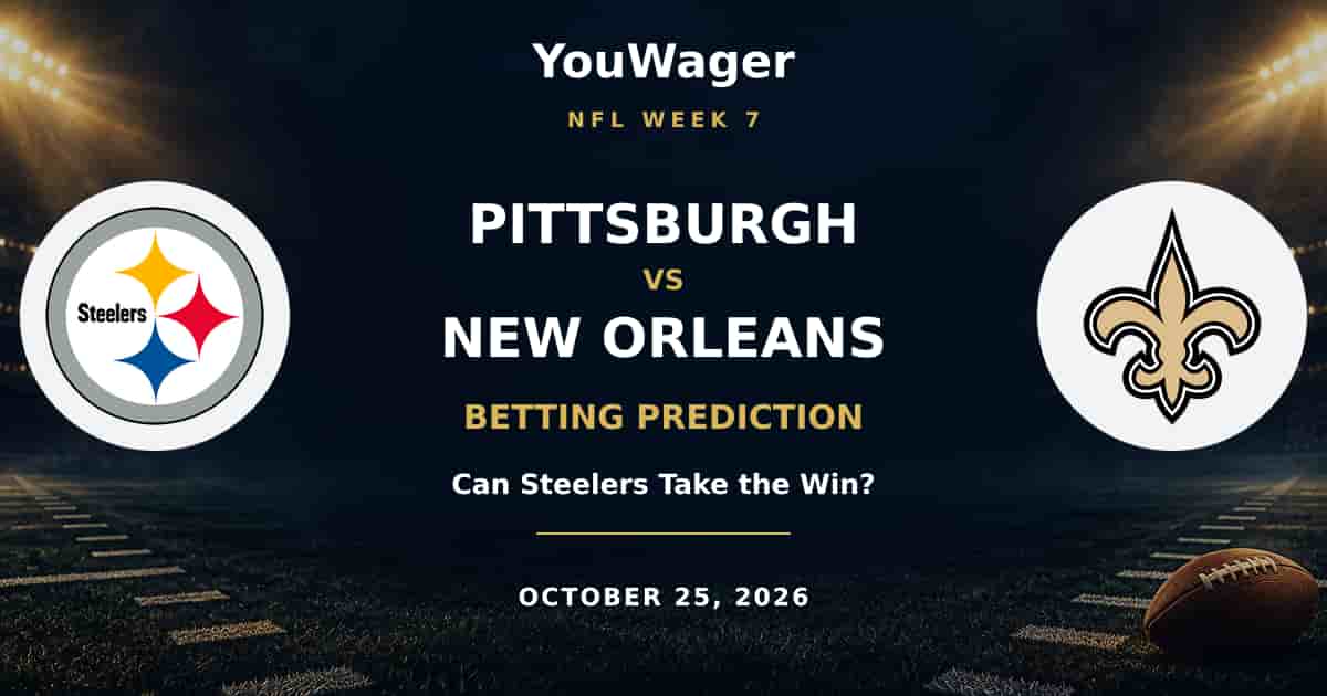Pittsburgh Steelers vs New Orleans Saints Betting Prediction, Week 7, October 25, 2026: Can Steelers Take the Win?