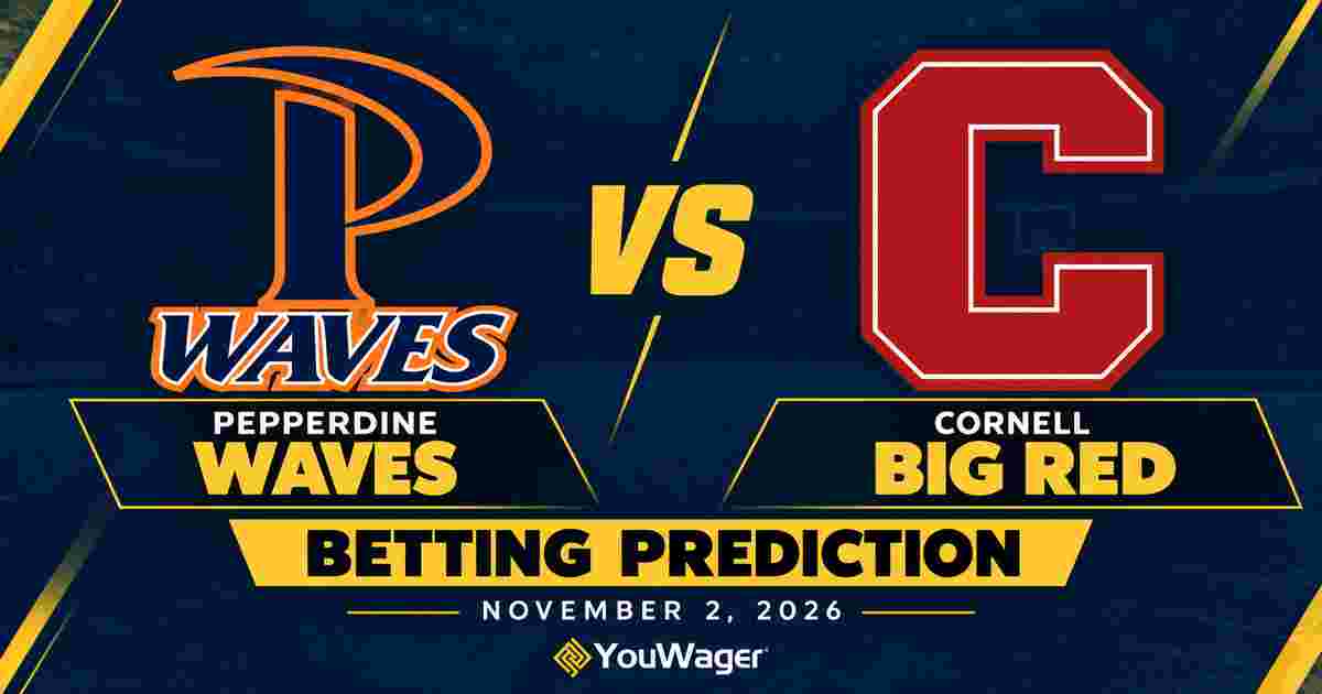 Pepperdine Waves vs Cornell Big Red Betting Prediction, College Basketball Predictions, November 2, 2026