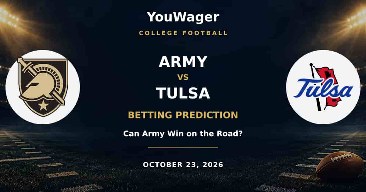 Army Black Knights vs Tulsa Golden Hurricane Betting Prediction, October 23, 2026: Can Army Win on the Road?