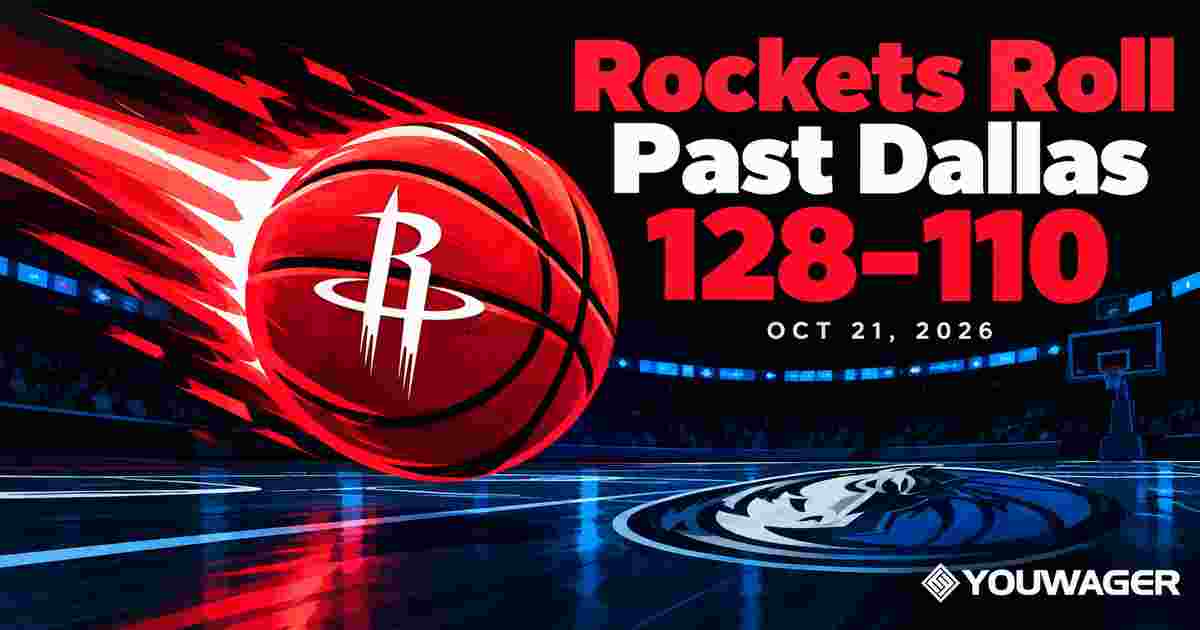 Rockets Beat Mavericks 128-110 as Dallas Loses Control in Second Quarter