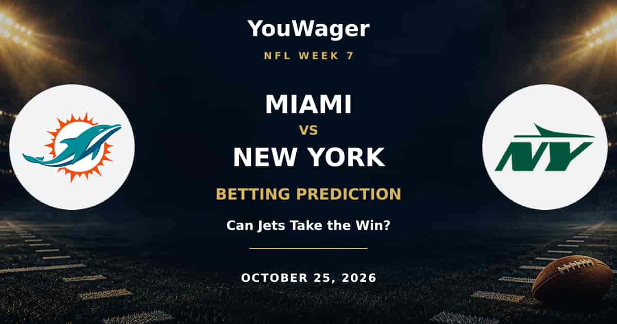 Miami Dolphins vs New York Jets Betting Prediction, Week 7, October 25, 2026: Can Jets Take the Win?