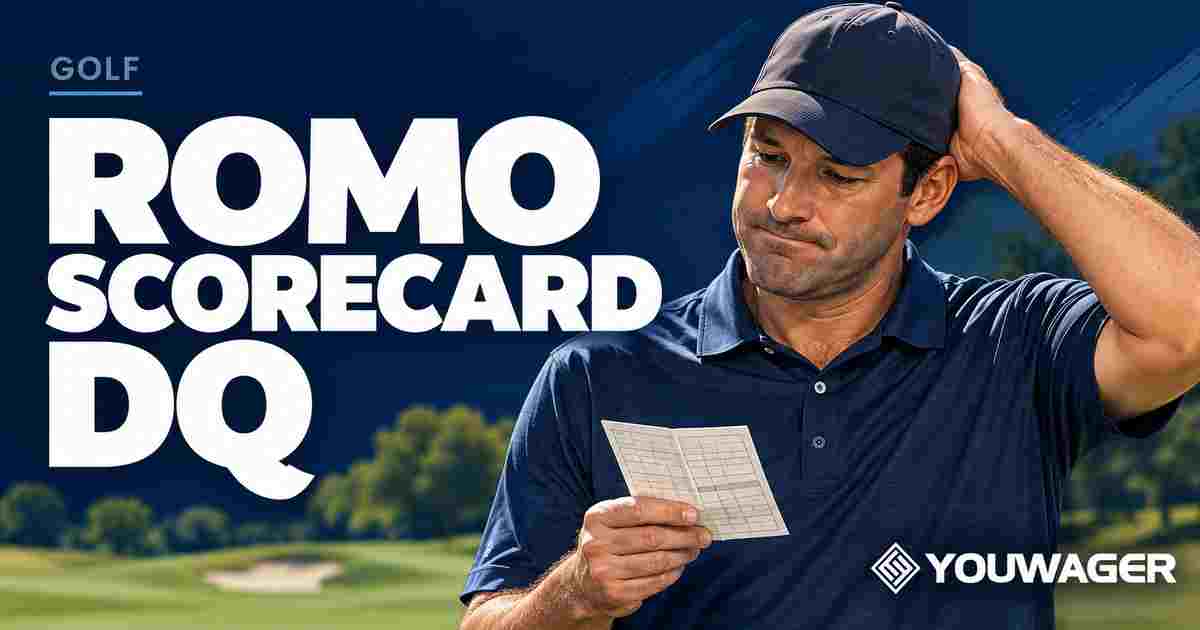 Tony Romo Golf Disqualification Puts Scorecard Error in Spotlight
