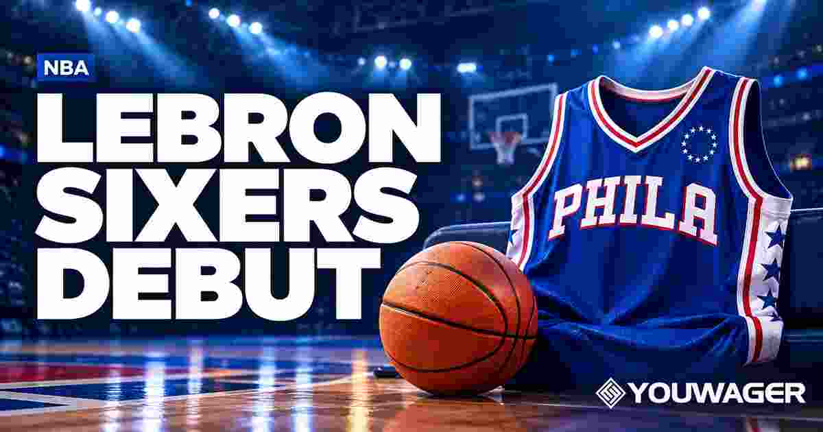 LeBron James Scores Ten Points in Sixers Preseason Debut