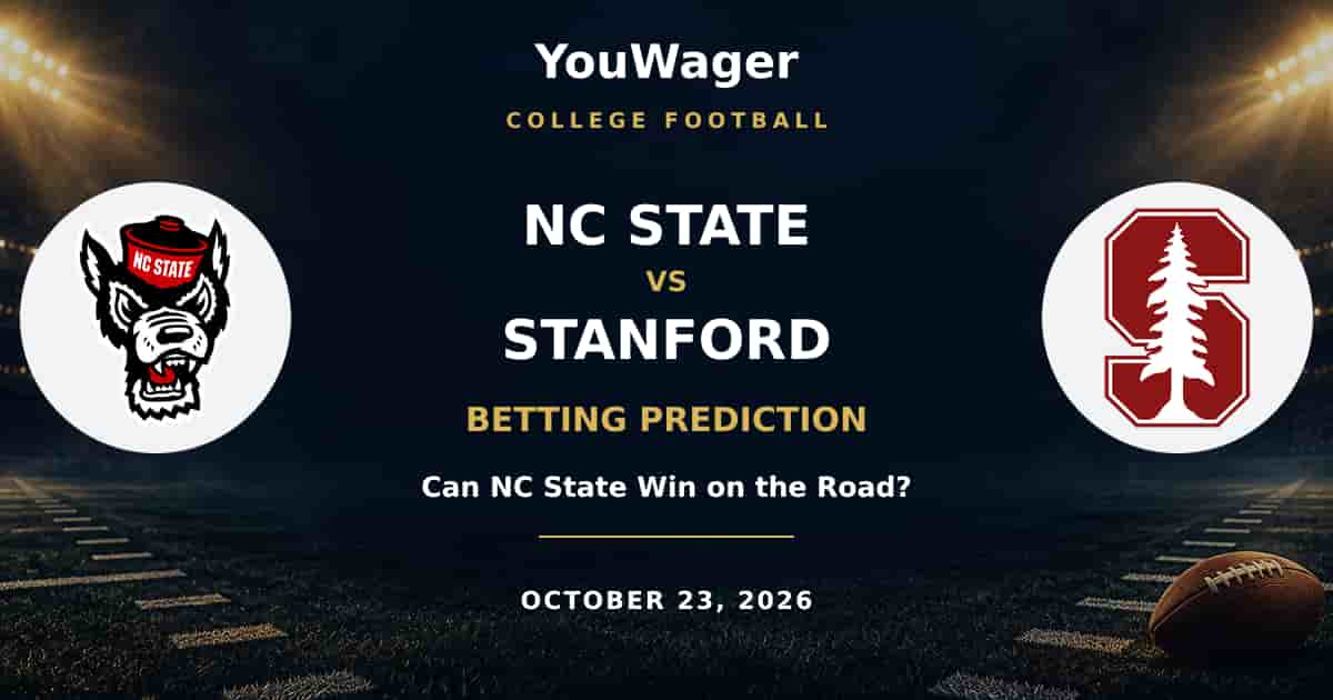 NC State Wolfpack vs Stanford Cardinal Betting Prediction, October 23, 2026: Can NC State Win on the Road?