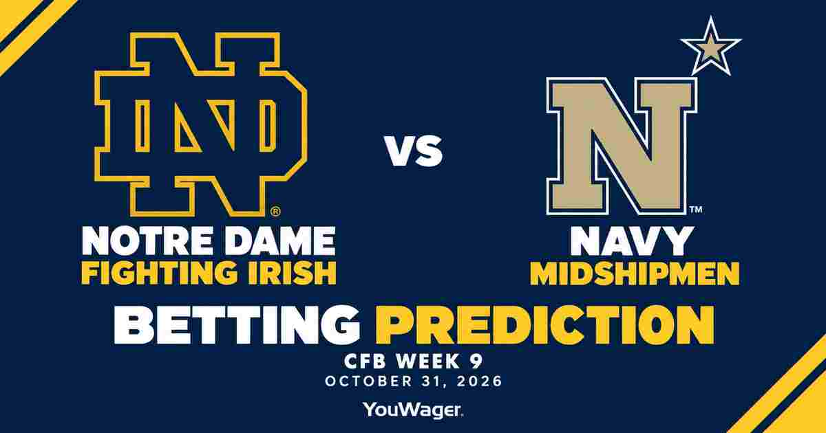 Notre Dame Fighting Irish vs Navy Midshipmen Betting Prediction, CFB Week 9 Predictions, October 31, 2026: Who wins?