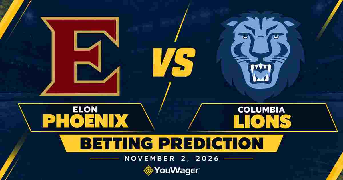 Elon Phoenix vs Columbia Lions Betting Prediction, College Basketball Predictions, November 2, 2026