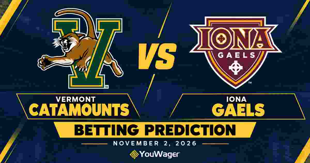 Vermont Catamounts vs Iona Gaels Betting Prediction, College Basketball Predictions, November 2, 2026