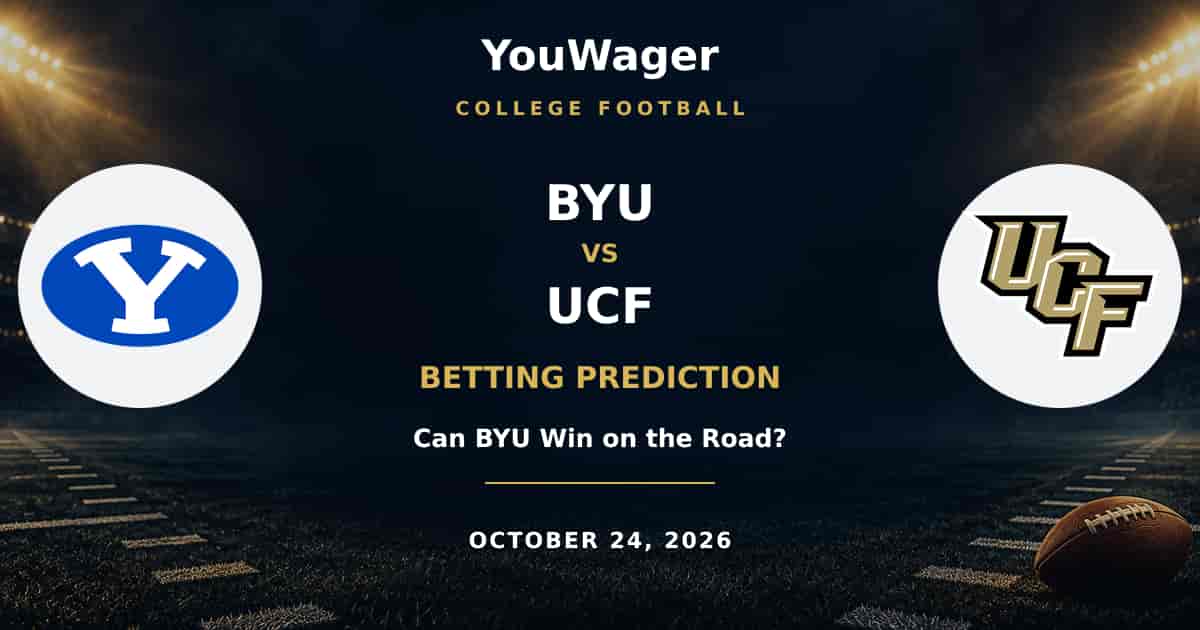 BYU Cougars vs UCF Knights Betting Prediction, October 24, 2026: Can BYU Win on the Road?