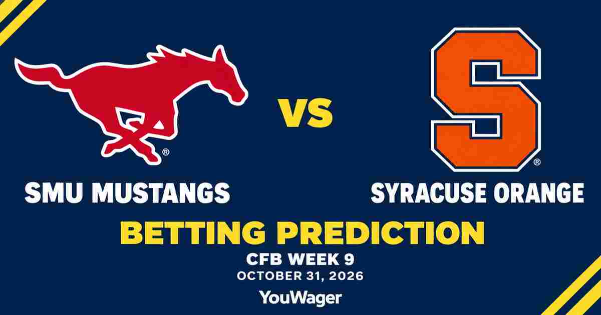 SMU Mustangs vs Syracuse Orange Betting Prediction, CFB Week 9 Predictions, October 31, 2026: Who wins?