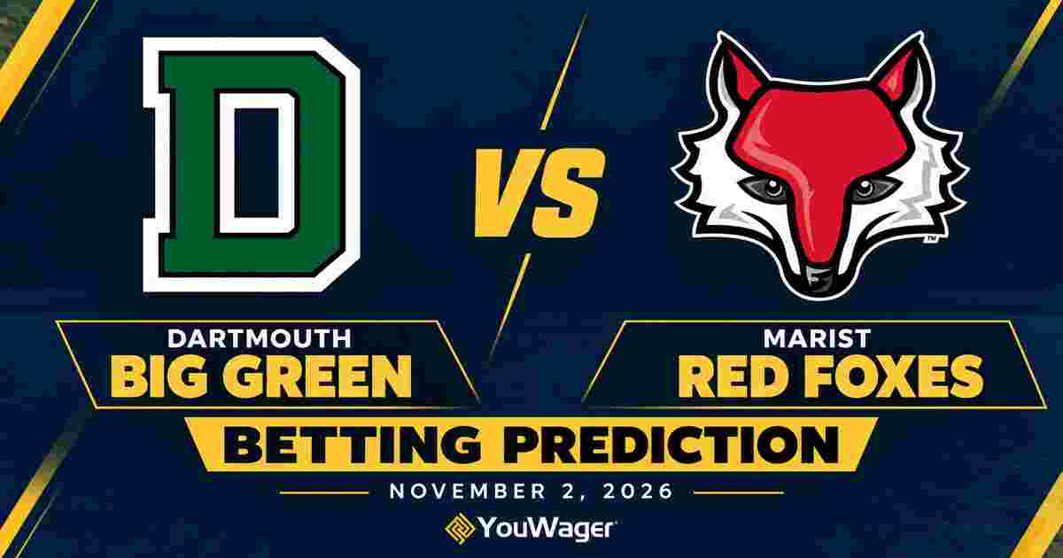 Dartmouth Big Green vs Marist Red Foxes Betting Prediction, College Basketball Predictions, November 2, 2026