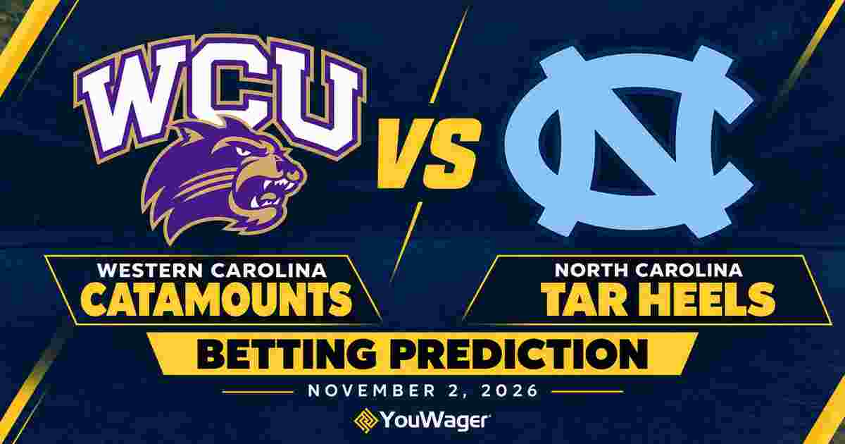 Western Carolina Catamounts vs North Carolina Tar Heels Betting Prediction, College Basketball Predictions, November 2, 2026