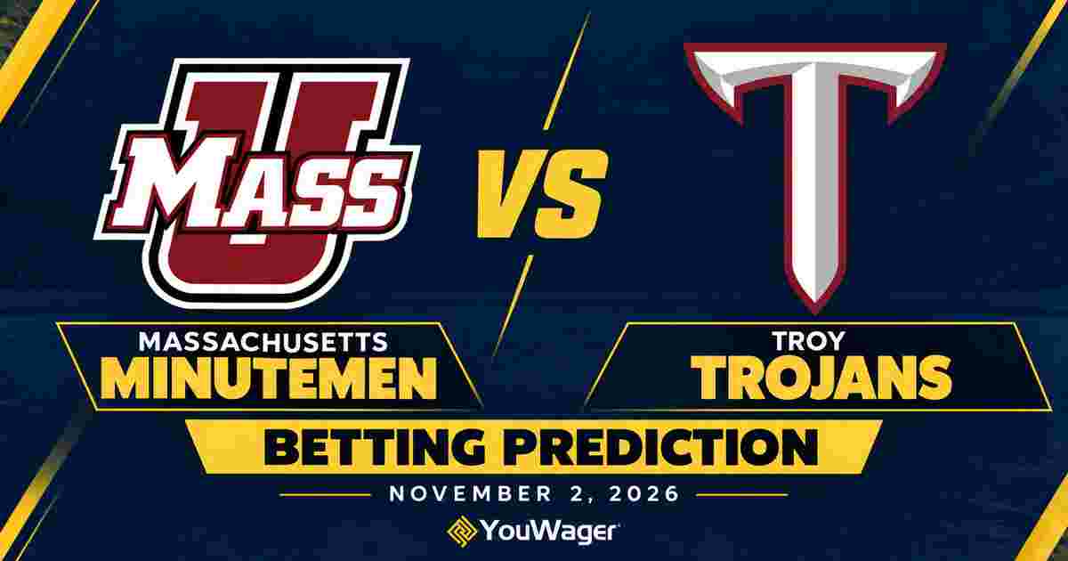 Massachusetts Minutemen vs Troy Trojans Betting Prediction, College Basketball Predictions, November 2, 2026