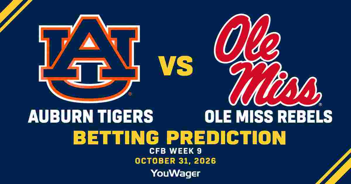 Auburn Tigers vs Ole Miss Rebels Betting Prediction, CFB Week 9 Predictions, October 31, 2026: Who wins?