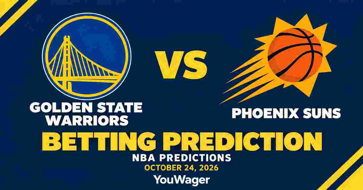 Golden State Warriors vs Phoenix Suns Betting Prediction, NBA Predictions, October 24, 2026