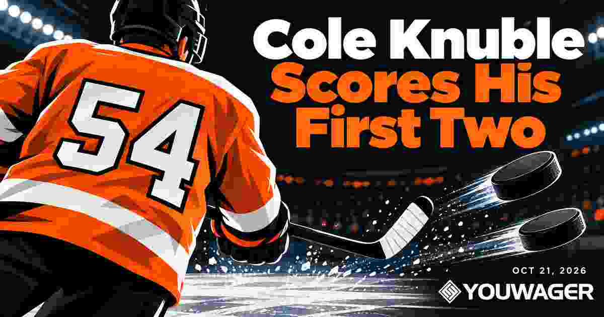 Cole Knuble Scores First Two NHL Goals as Flyers Beat Sabres 3-1