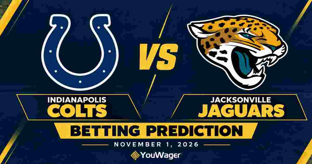 Indianapolis Colts vs Jacksonville Jaguars Betting Prediction, NFL Week 8 Predictions, November 1, 2026