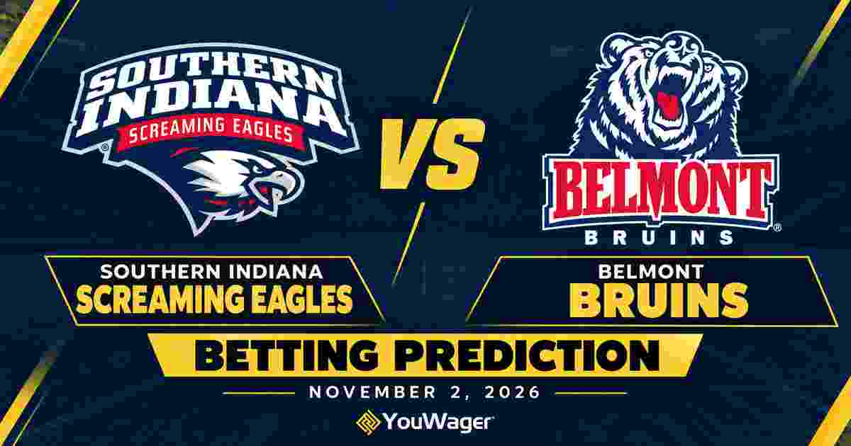Southern Indiana Screaming Eagles vs Belmont Bruins Betting Prediction, College Basketball Predictions, November 2, 2026