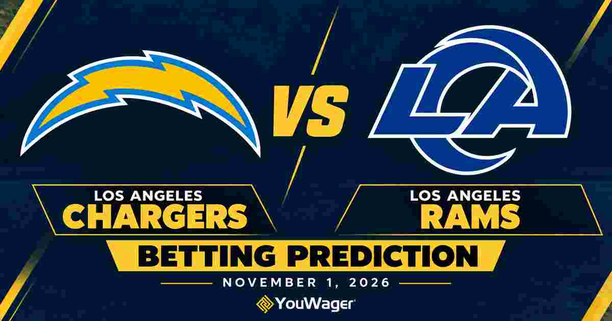 Los Angeles Chargers vs Los Angeles Rams Betting Prediction, NFL Week 8 Predictions, November 1, 2026
