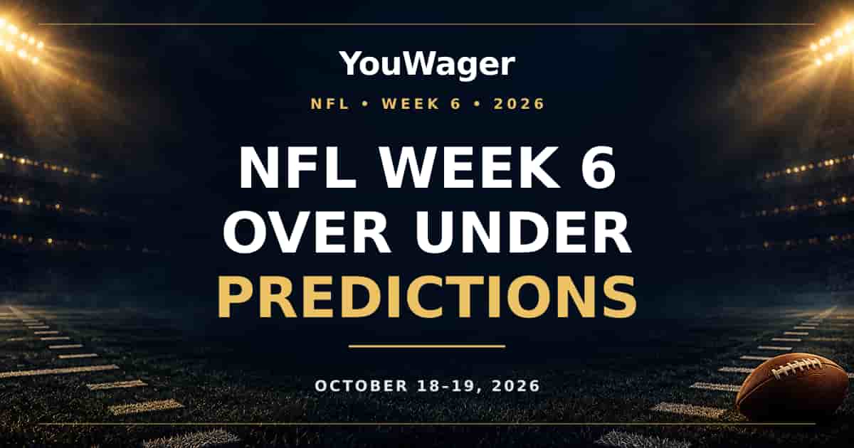 NFL Week 6 Over Under Predictions and Scoring Picks