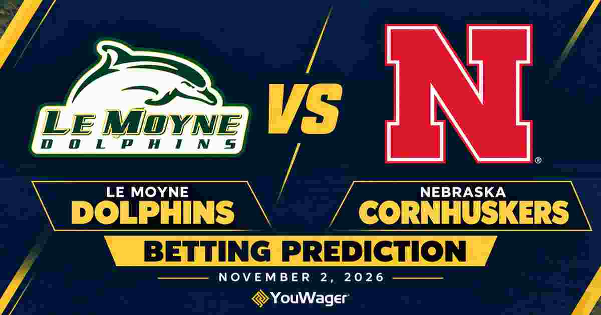 Le Moyne Dolphins vs Nebraska Cornhuskers Betting Prediction, College Basketball Predictions, November 2, 2026