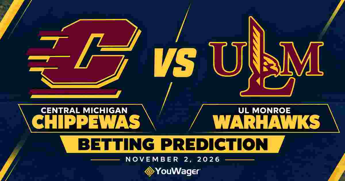 Central Michigan Chippewas vs UL Monroe Warhawks Betting Prediction, College Basketball Predictions, November 2, 2026