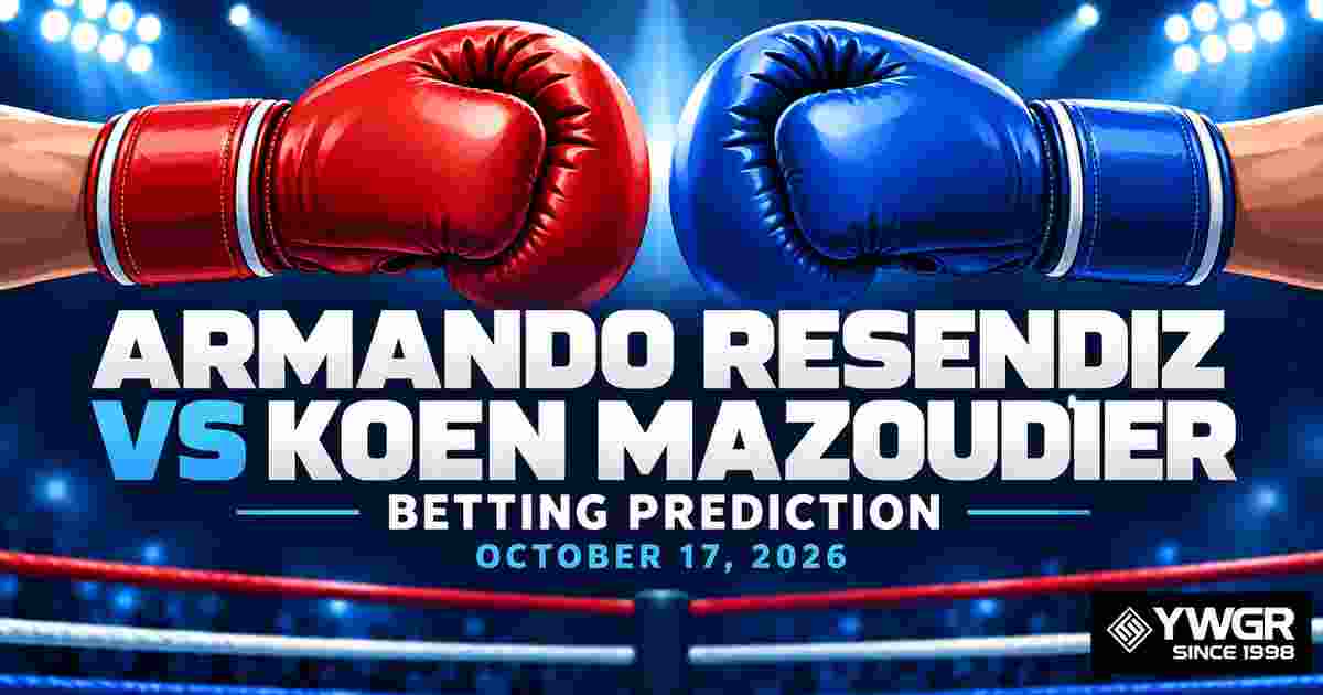 Armando Resendiz vs Koen Mazoudier Betting Prediction, October 17, 2026