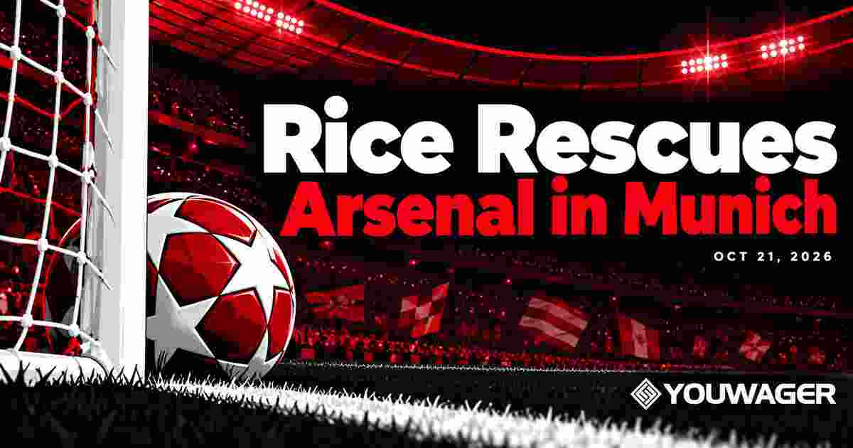 Declan Rice Saves Arsenal With Late Equalizer in 2-2 Bayern Draw