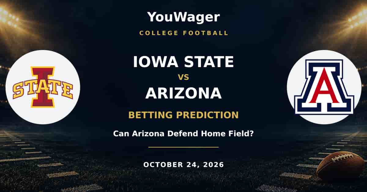Iowa State Cyclones vs Arizona Wildcats Betting Prediction, October 24, 2026: Can Arizona Defend Home Field?