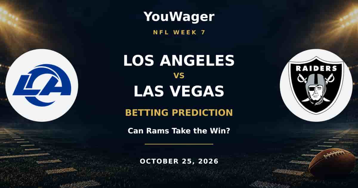 Los Angeles Rams vs Las Vegas Raiders Betting Prediction, Week 7, October 25, 2026: Can Rams Take the Win?