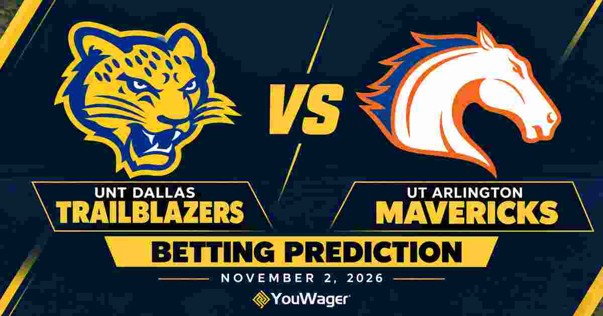 UNT Dallas Trailblazers vs UT Arlington Mavericks Betting Prediction, College Basketball Predictions, November 2, 2026