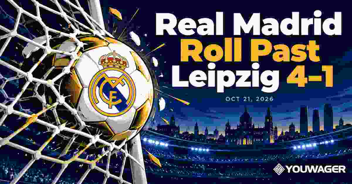 Real Madrid Beat Leipzig 4-1 to Keep Perfect Champions League Start