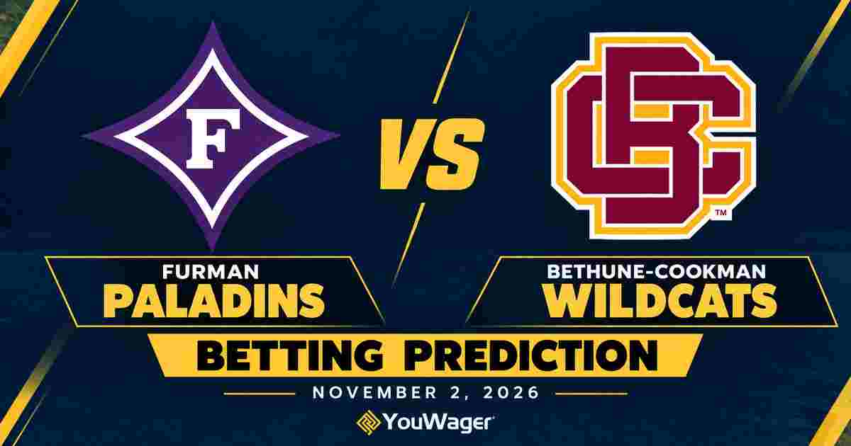 Furman Paladins vs Bethune-Cookman Wildcats Betting Prediction, College Basketball Predictions, November 2, 2026