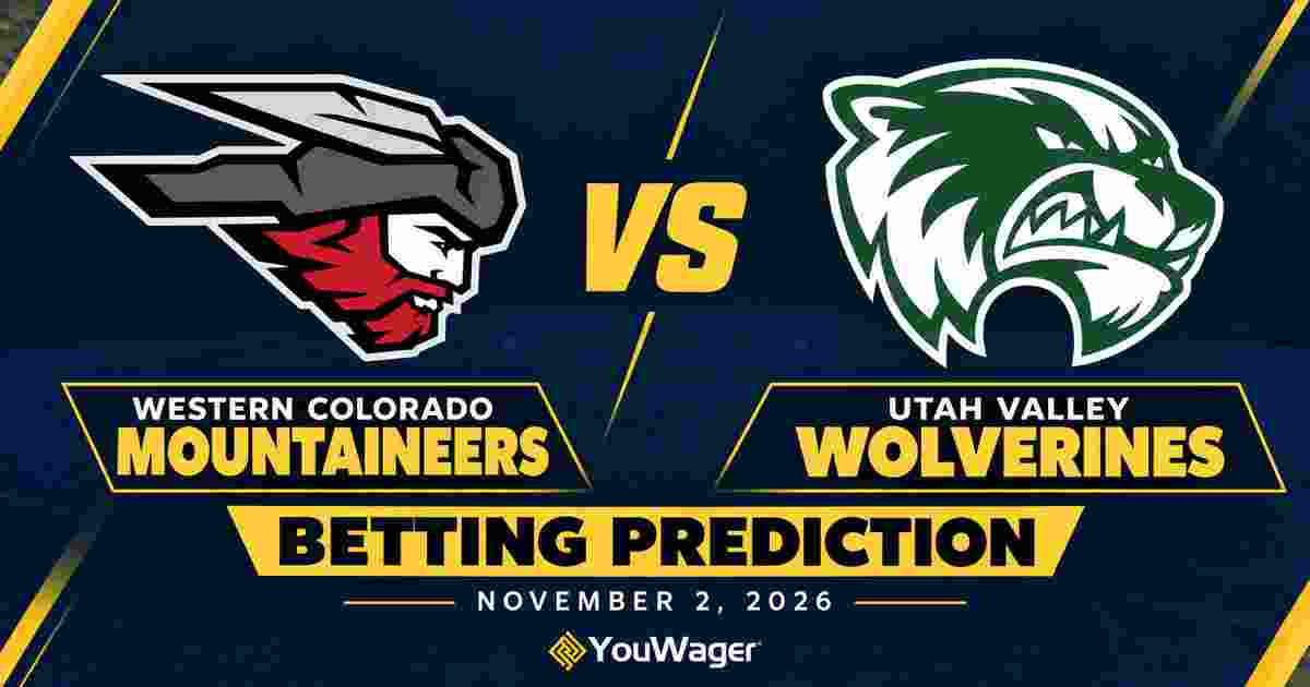 Western Colorado Mountaineers vs Utah Valley Wolverines Betting Prediction, College Basketball Predictions, November 2, 2026