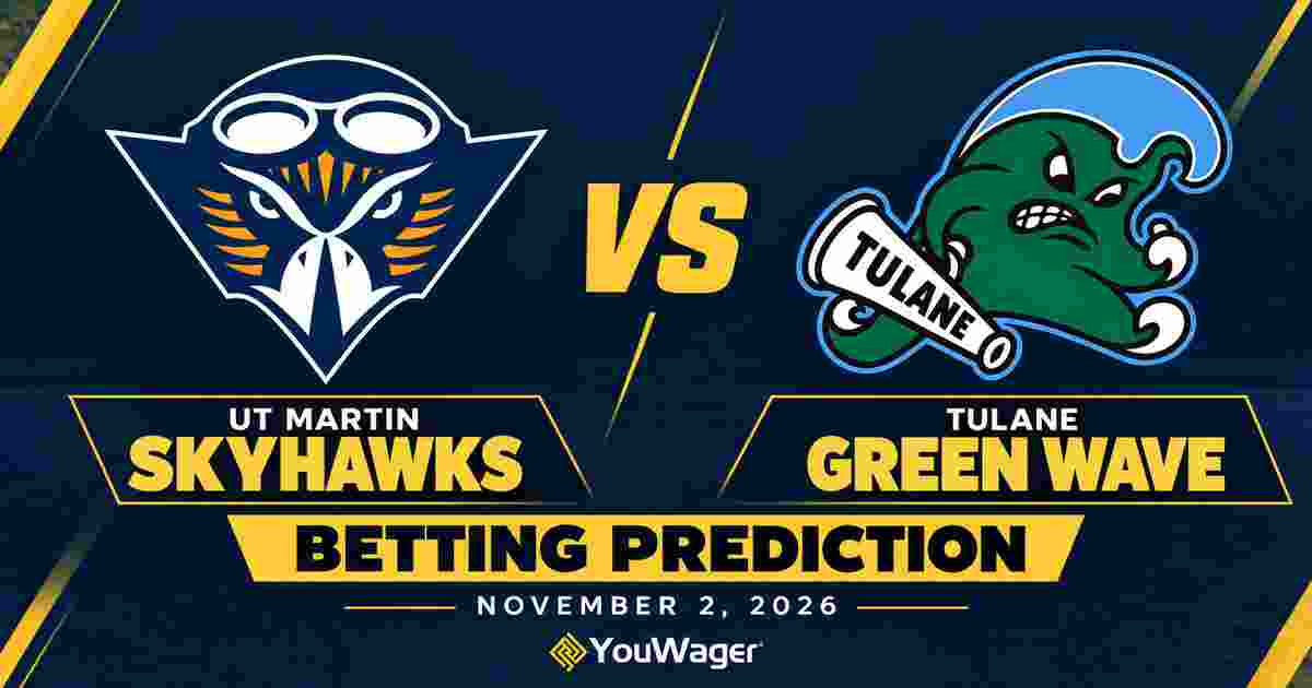 UT Martin Skyhawks vs Tulane Green Wave Betting Prediction, College Basketball Predictions, November 2, 2026