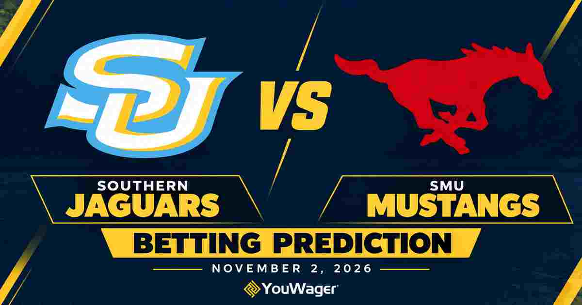 Southern Jaguars vs SMU Mustangs Betting Prediction, College Basketball Predictions, November 2, 2026