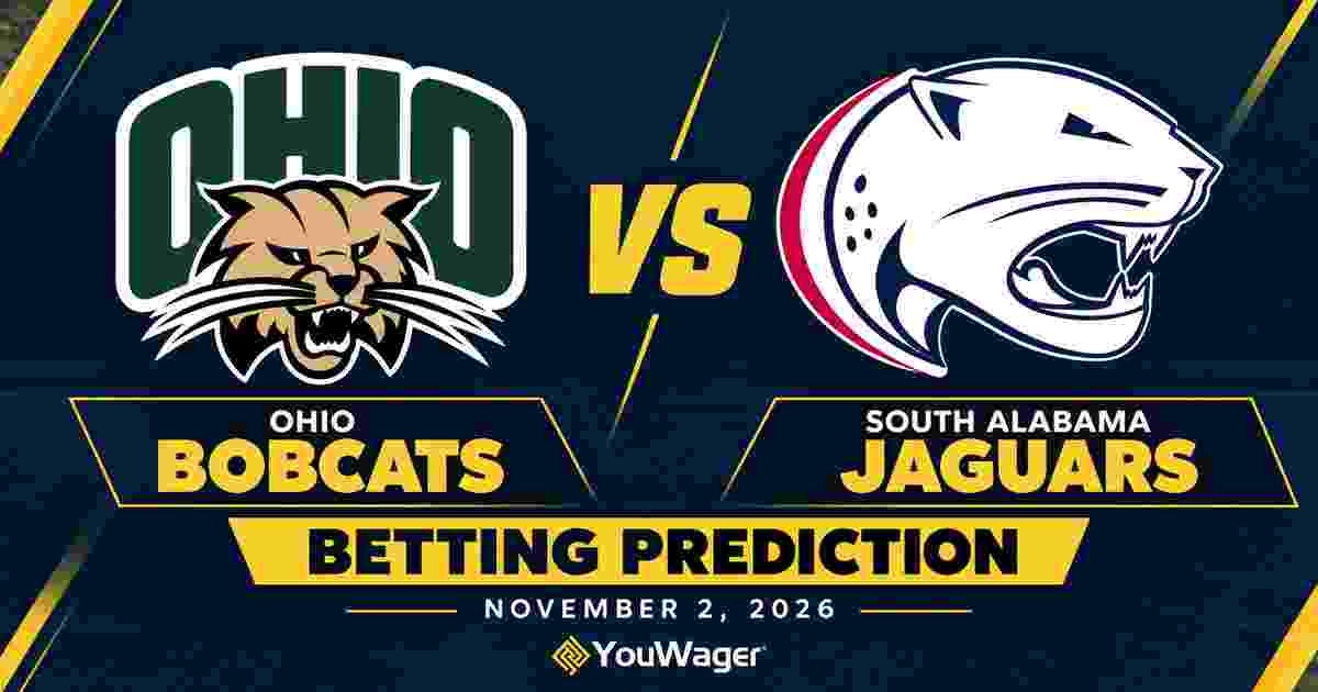 Ohio Bobcats vs South Alabama Jaguars Betting Prediction, College Basketball Predictions, November 2, 2026