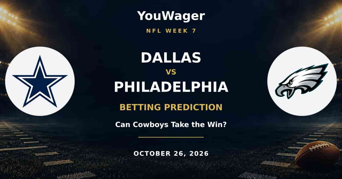Dallas Cowboys vs Philadelphia Eagles Betting Prediction, Week 7, October 26, 2026: Can Cowboys Take the Win?