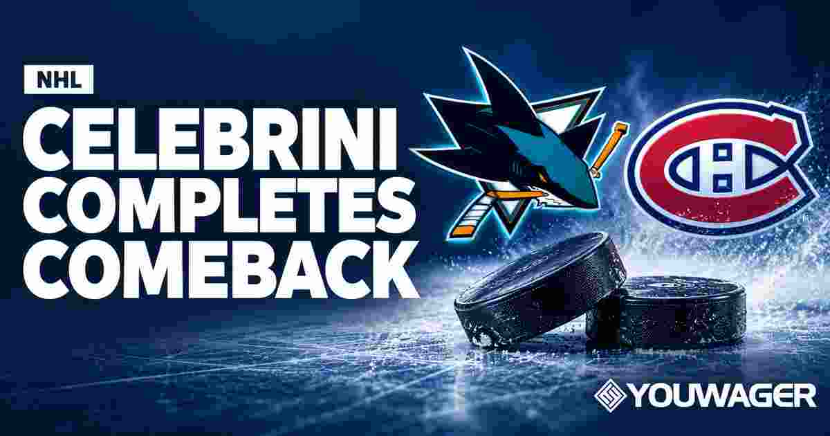 Macklin Celebrini Scores Twice to Complete Sharks Overtime Comeback