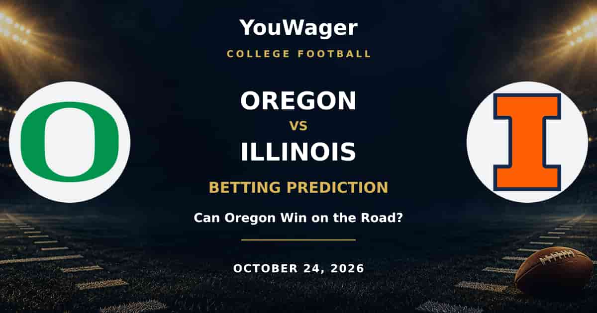 Oregon Ducks vs Illinois Fighting Illini Betting Prediction, October 24, 2026: Can Oregon Win on the Road?