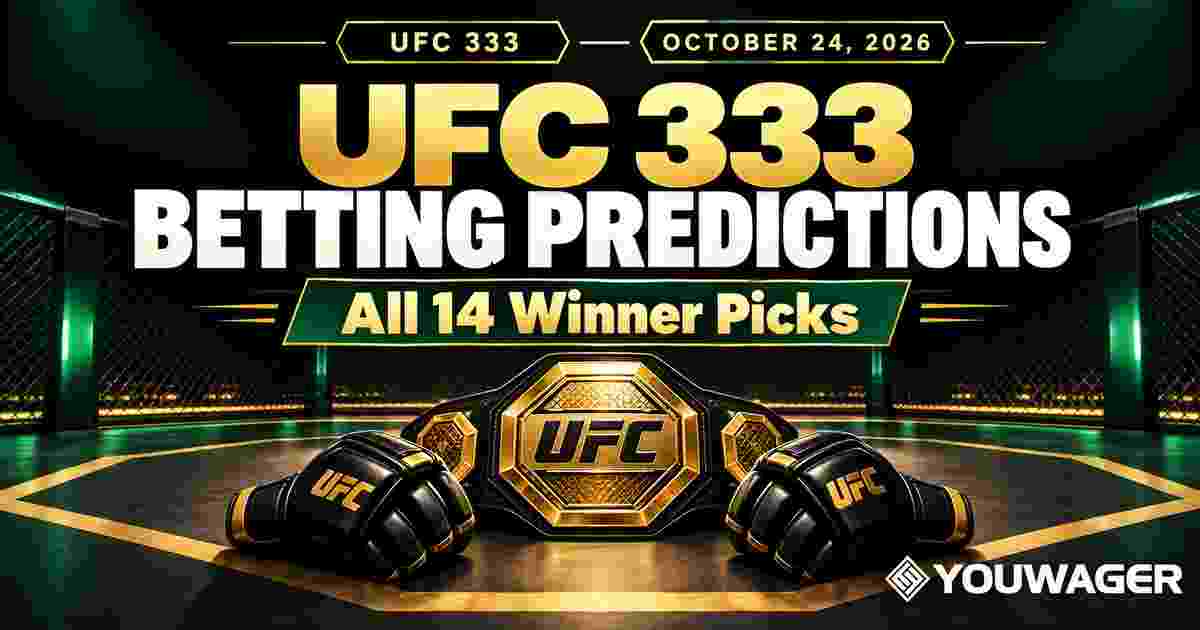 UFC 333 betting predictions: Who Wins Every Fight on October 24?