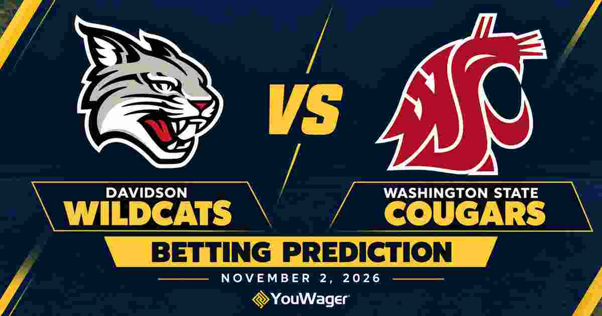 Davidson Wildcats vs Washington State Cougars Betting Prediction, College Basketball Predictions, November 2, 2026